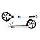 Sulankstomas baltas miesto paspirtukas 95–105 cm