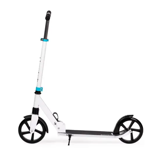 Sulankstomas baltas miesto paspirtukas 95–105 cm
