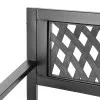 Metalinis sodo/terasos suoliukas su atlošu