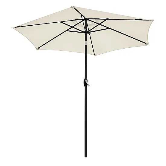 Sulankstomas smėlio spalvos skėtis 210 cm