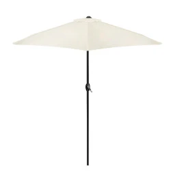 Sulankstomas smėlio spalvos skėtis 210 cm