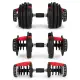 Reguliuojamas hantelis su stovu 2,5–24 kg MOVEPRO
