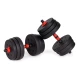 Adjustable Dumbbells 2x20 kg Barbell Set 40 kg Bar, MOVEPRO
