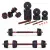 Adjustable Dumbbells 2x20 kg Barbell Set 40 kg Bar, MOVEPRO