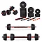 Adjustable Dumbbells 2x20 kg Barbell Set 40 kg Bar, MOVEPRO