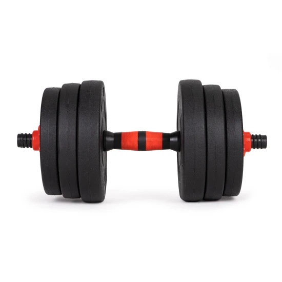 Adjustable Dumbbells 2x20 kg Barbell Set 40 kg Bar, MOVEPRO