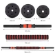 Adjustable Dumbbells 2x20 kg Barbell Set 40 kg Bar, MOVEPRO