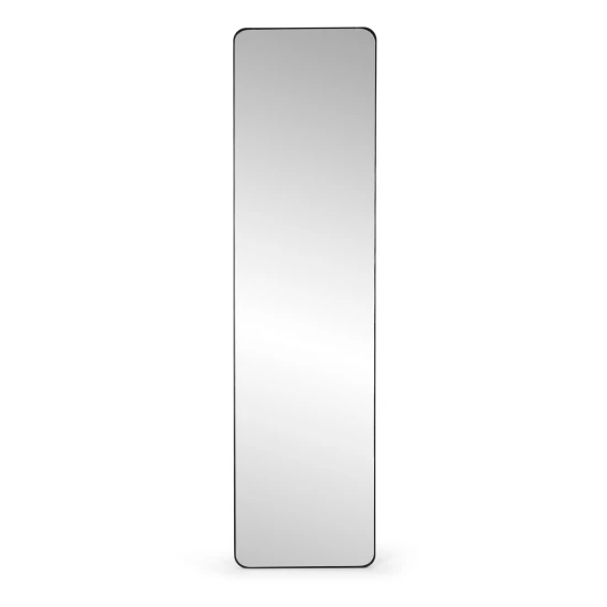 Large standing rectangular mirror, narrow frame, 148 cm