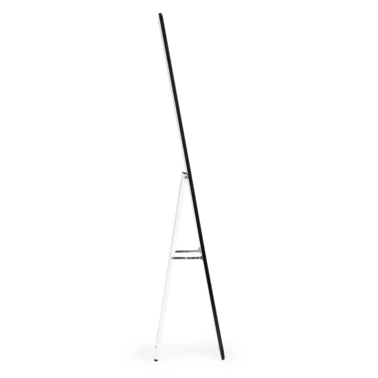 Large standing rectangular mirror, narrow frame, 148 cm