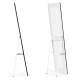 Large standing rectangular mirror, narrow frame, 148 cm