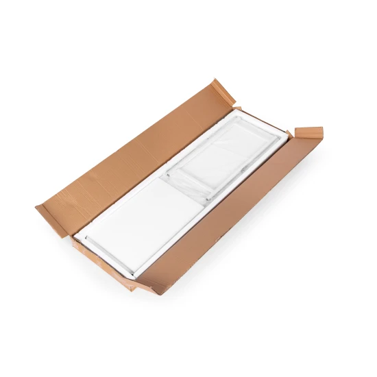 Large standing rectangular mirror, narrow frame, 148 cm