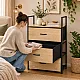 Pastatoma lentyna su 3 audinio stalčiais ModernHome