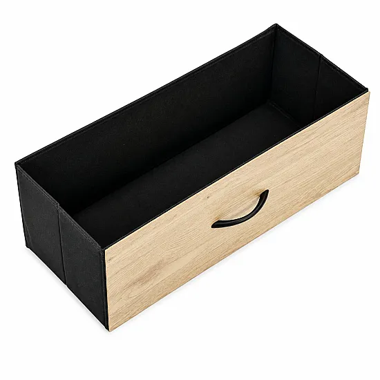 Pastatoma komoda/lentyna su 4 audinio stalčiais ModernHome