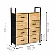 Spintelė su 8 audinio stalčiais 80 cm ModernHome