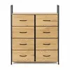 Spintelė su 8 audinio stalčiais 80 cm ModernHome