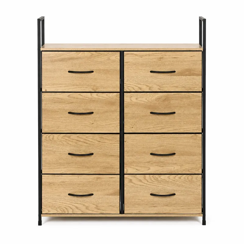 Spintelė su 8 audinio stalčiais 80 cm ModernHome
