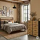 Spintelė su 8 audinio stalčiais 80 cm ModernHome
