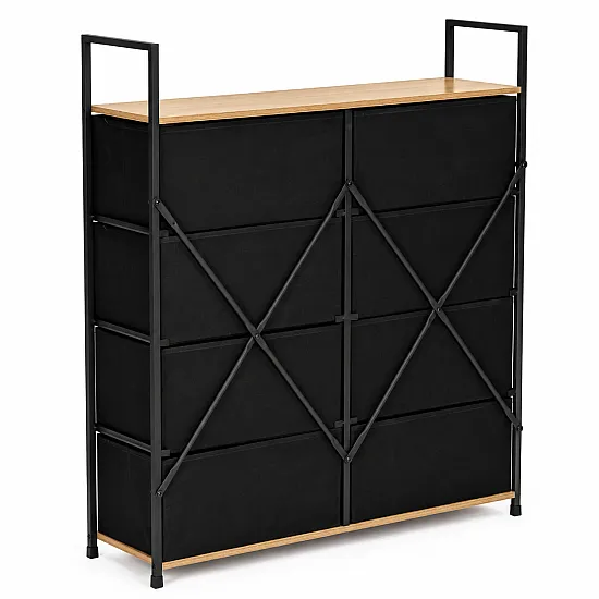 Spintelė su 8 audinio stalčiais 80 cm ModernHome