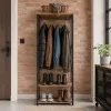 Pastatoma pakaba su lentynomis drabužiams ir batams ModernHome