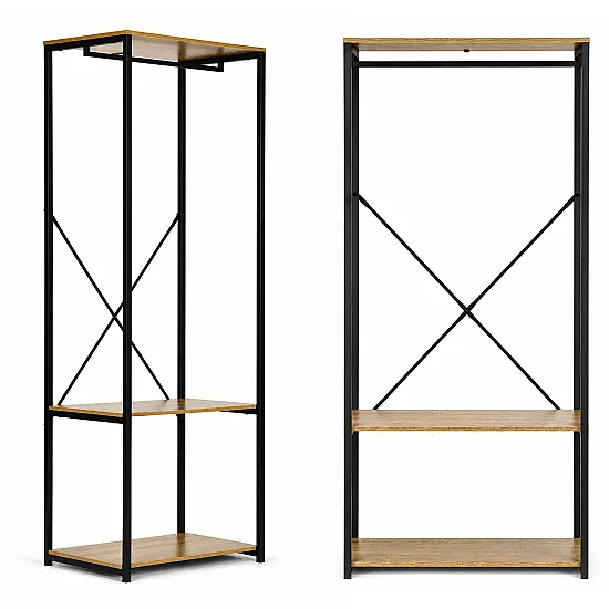 Pastatoma pakaba su lentynomis drabužiams ir batams ModernHome