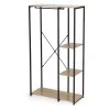 Pastatoma pakaba su lentynomis rusvos spalvos ModernHome