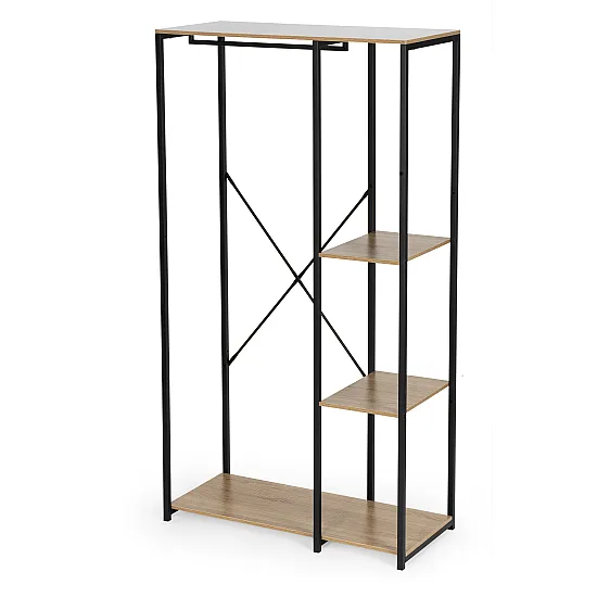 Pastatoma pakaba su lentynomis rusvos spalvos ModernHome