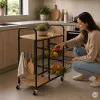 Lentynų stovas su ratukais ModenHome