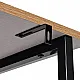 Virtuvės ir prieškambario lentyna 90cm su kabliukais ModernHome