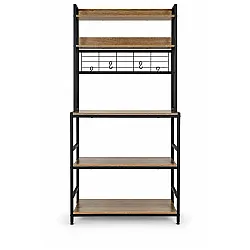 Beżowa półka kuchenna z 6 półkami ModernHome