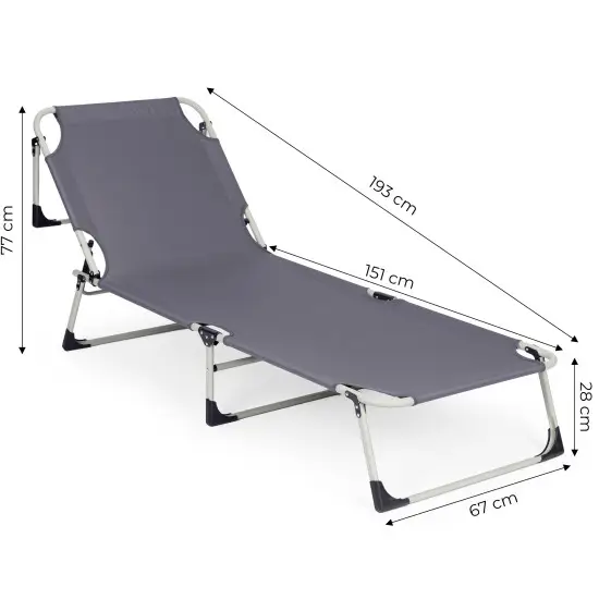 Pilkas sulankstomas gultas