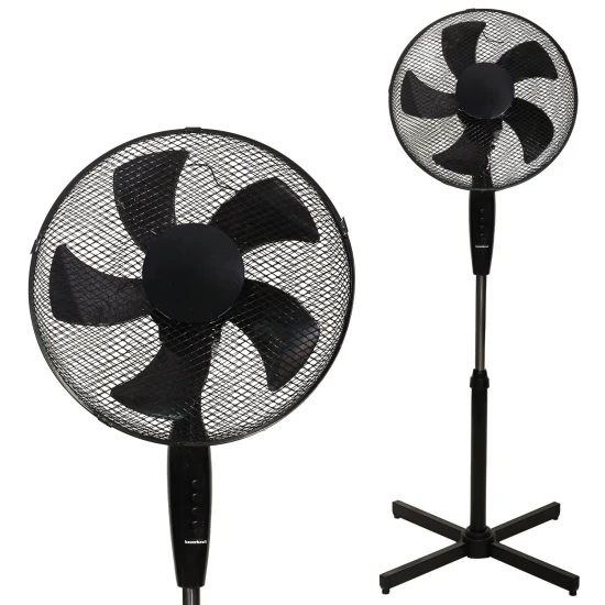 Juodas ventiliatorius, 45 W Elektronika ir buitiniai prietaisai LONGWELL INDUSTRIAL LTD