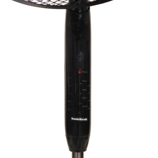 Juodas ventiliatorius 45 W su nuotolinio valdymo pultu Elektronika ir buitiniai prietaisai LONGWELL INDUSTRIAL LTD