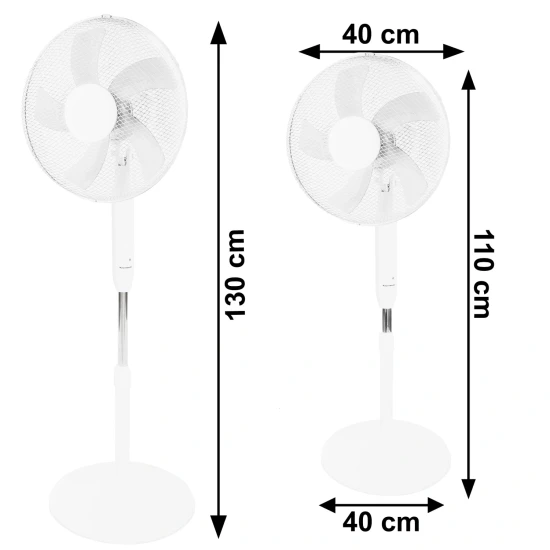 Baltas ventiliatorius, 45 W Elektronika ir buitiniai prietaisai LONGWELL INDUSTRIAL LTD