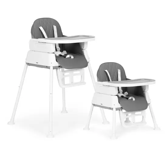 Sulankstoma pilka kūdikių kėdutė 3-in-1 ECOTOYS