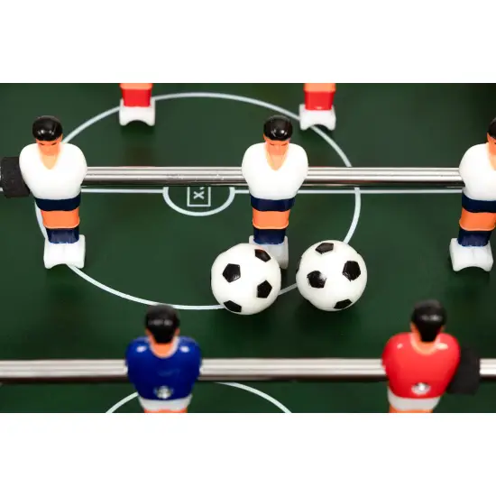 Mažasis stalo futbolas vaikams su dviem kamuoliais