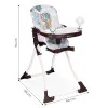 Складная детская стульчик-кормушка с игрушками ECOTOYS