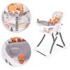 Складная детская стульчик-кормушка с игрушками ECOTOYS