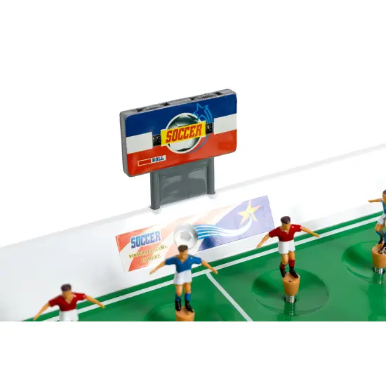 Mini futbolo stalas su spyruokliniais žaidėjais