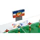 Mini futbolo stalas su spyruokliniais žaidėjais