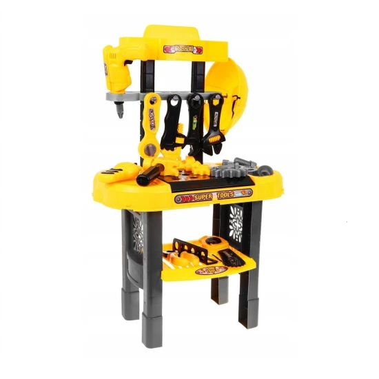 Kids Workbench Tool Table with Tools 23 Pieces Darbo įrankiai MULTISTORE