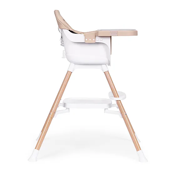 Vaikų maitinimo kėdutė 2-in-1 smėlio spalvos ECOTOYS