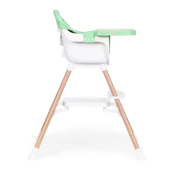 Vaikų maitinimo kėdutė 2-in-1 žalia ECOTOYS