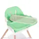 Vaikų maitinimo kėdutė 2-in-1 žalia ECOTOYS