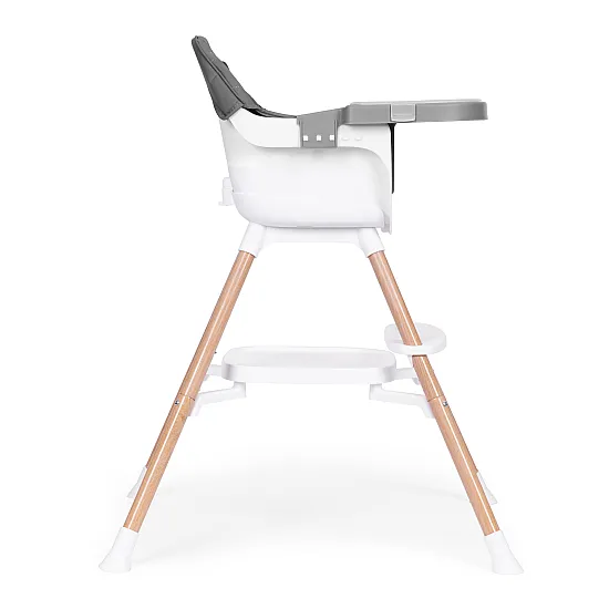 Vaikų maitinimo kėdutė 2-in-1 pilka ECOTOYS