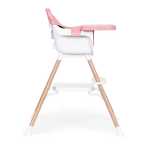 Vaikų maitinimo kėdutė 2-in-1 rožinė ECOTOYS