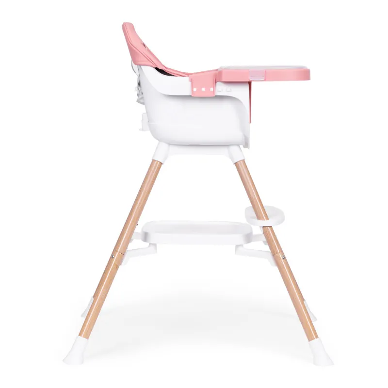 Vaikų maitinimo kėdutė 2-in-1 rožinė ECOTOYS