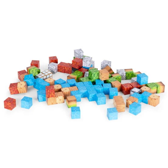 Magnetinių statybinių kaladėlių rinkinys 87 vnt. Konstruktoriai MULTISTORE