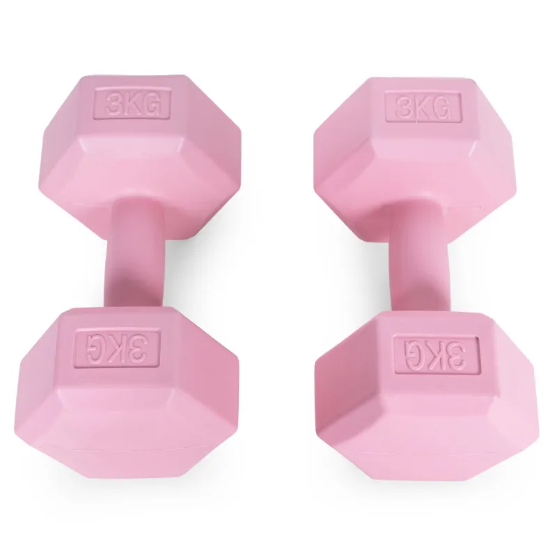 Set of 2 dumbbells, 3 kg each