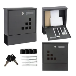 Tsingitud terasest postkast antratsiidist