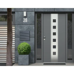 Kaasaegne postkast antratsiidist tsingitud terasest